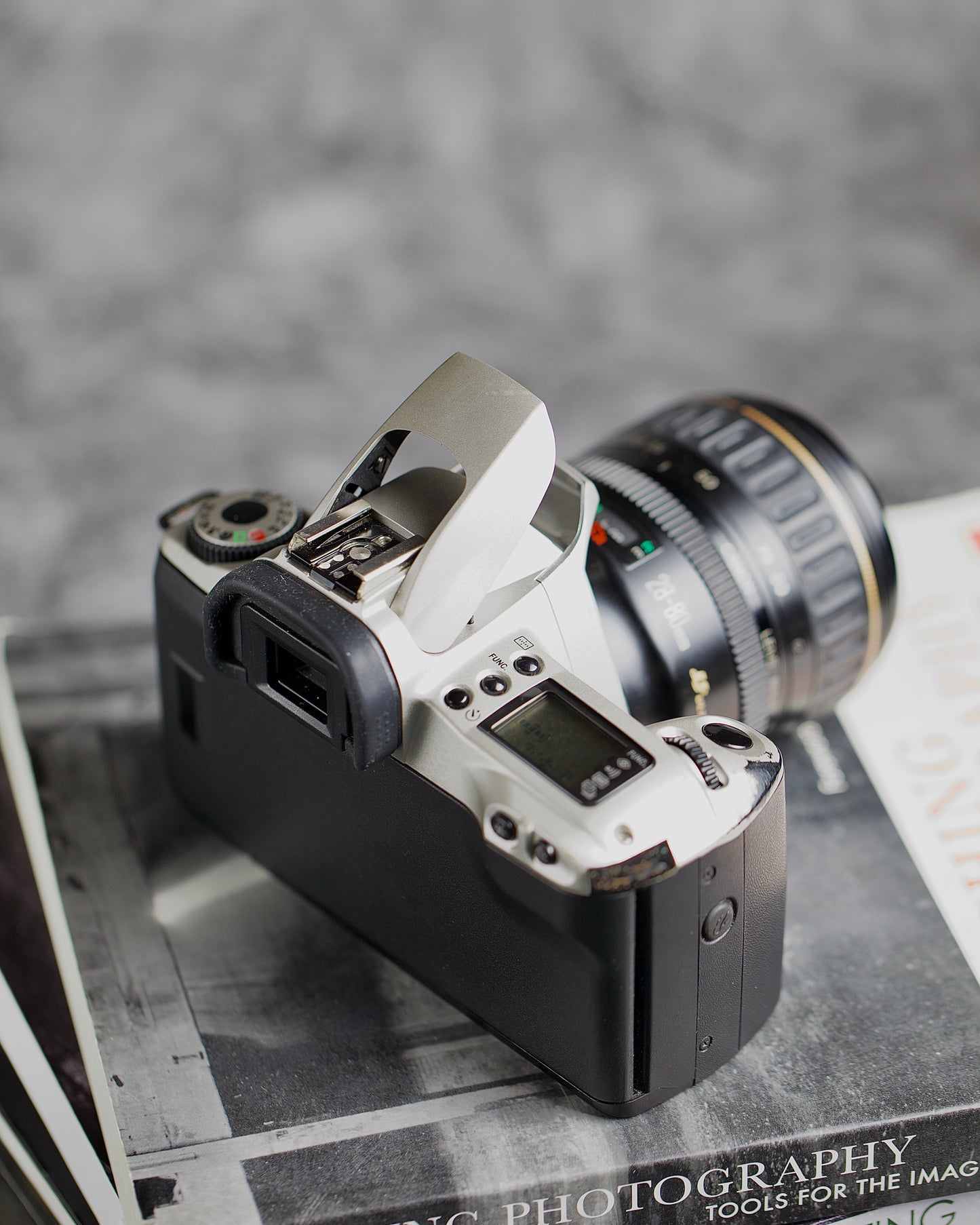 Canon EOS 300 w/ Canon 28-80mm lens